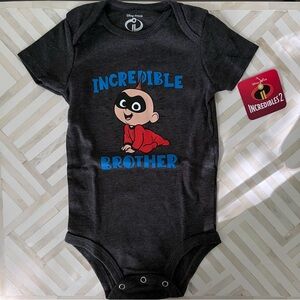 Disney Pixar Incredibles 2 “Brother” Onesie, 18mo - NEW